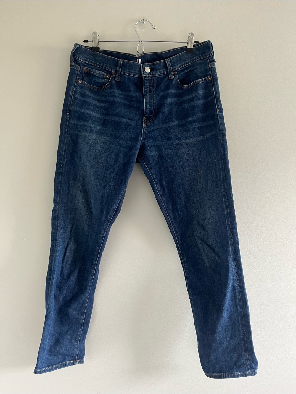 GAP girlfriend low rise straight-leg Jeans